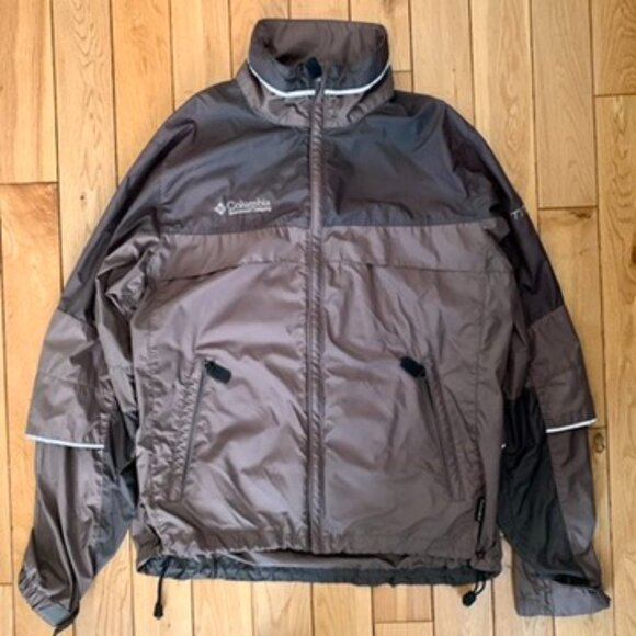 Columbia Jacket Mens Large Rain Titanium Coat Alloy Outdoors Hiking Tech Vintage - Picture 1 of 8